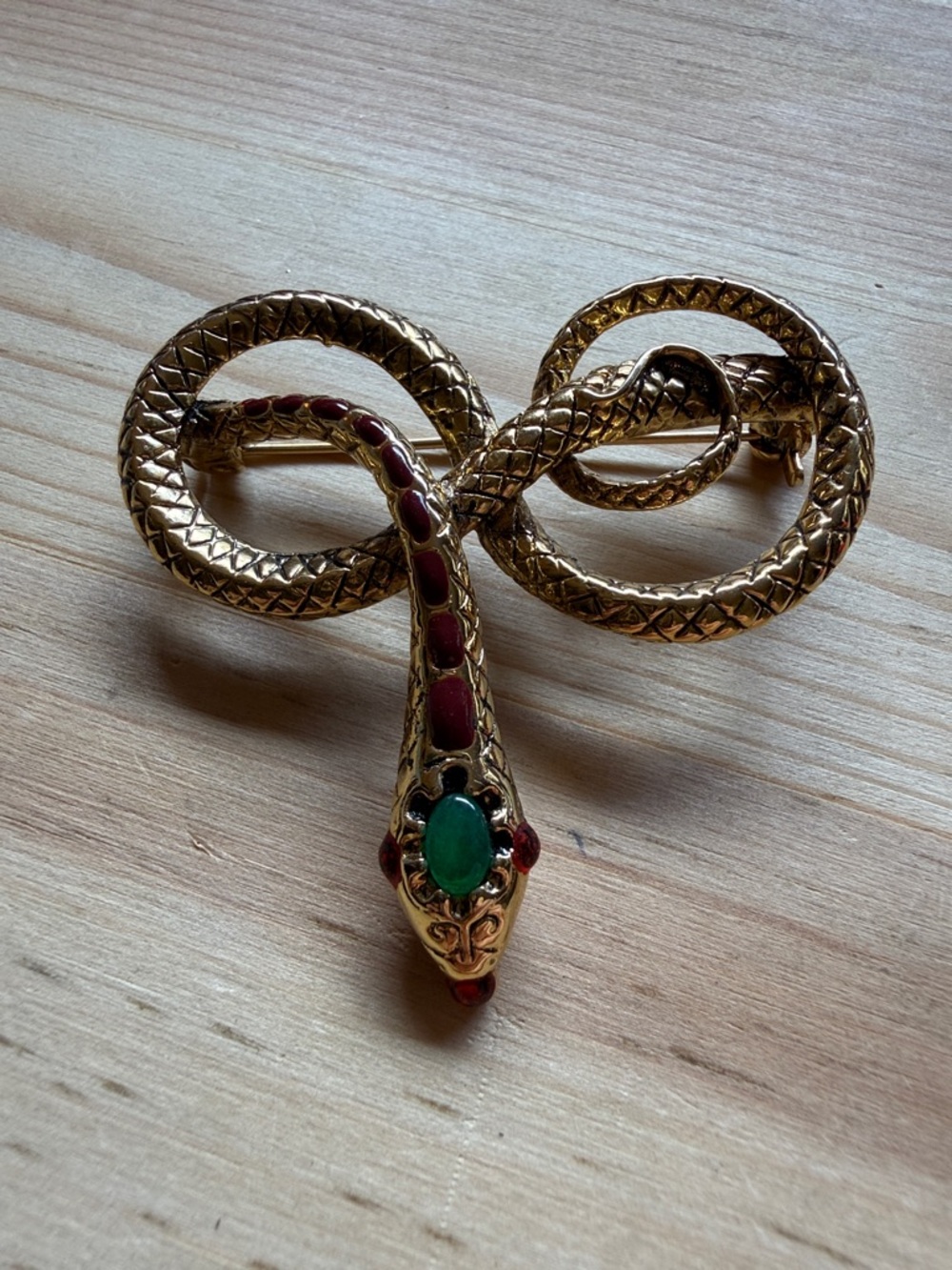 Vintage 1985 Metropolitan Museum of Art (MMA) Snake Brooch